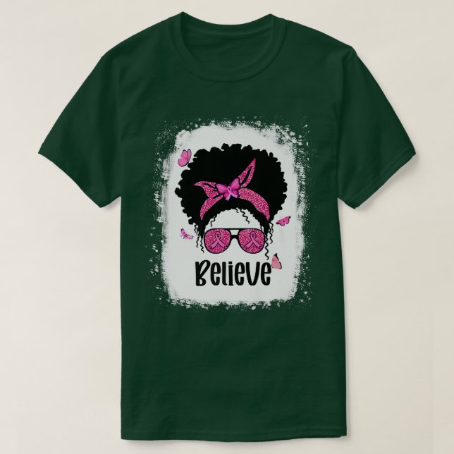 Camiseta Desordenada mujer negra de un bollo cree que el cá (Diseño del anverso)