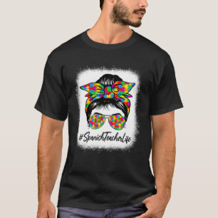 Camiseta Desordenado bollo de profesor español en apoyo al