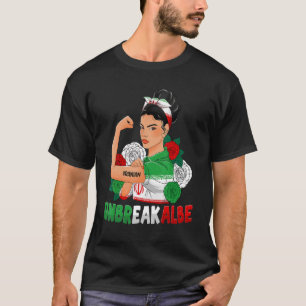 Camiseta Desordenado Bun Iraníes Marcan Irán Para Las Mujer