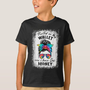 Camiseta Desordenado Bun Retro Que Me Quedo En Mi Cartera A