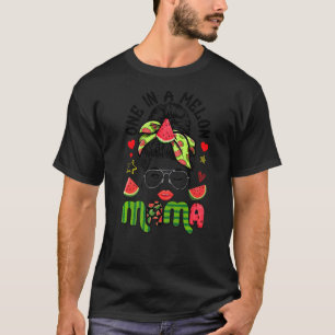 Camiseta Desordenado Un Bun En Melon Mama Watermelons Mujer