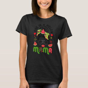 Camiseta Desordenado Un Bun En Melon Mama Watermelons Mujer