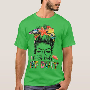 Camiseta Desordenado viaje de verano de verano de la dama d