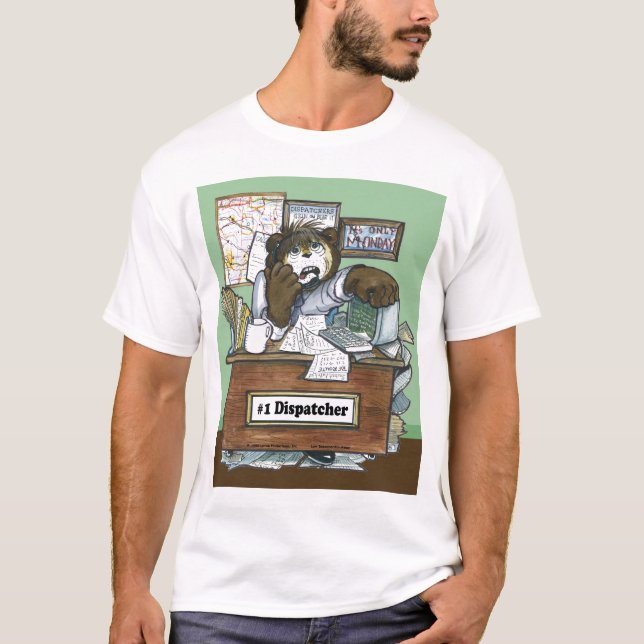 Camiseta Despachador del autobús escolar (Anverso)