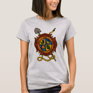 Camiseta Despacho de incendios de mangueras de 1"