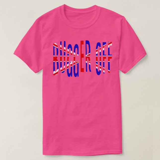 Camiseta Despacho en jerga británica (Diseño del anverso)