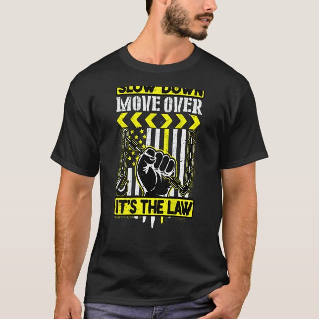 Camiseta Despacio, muévase por la ley (Anverso)