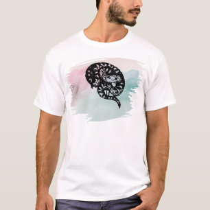 Camiseta Despedazar la vieja serpiente de toros de piel con