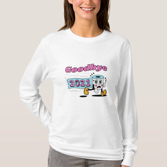 Camiseta Despedida 2021 Rollo de papel higiénico (Anverso)