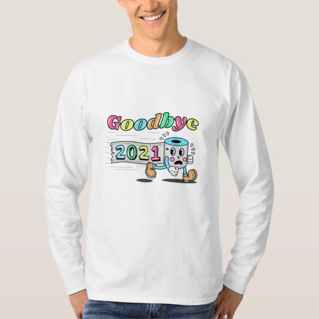 Camiseta Despedida 2021 Rollo de papel higiénico (Anverso)