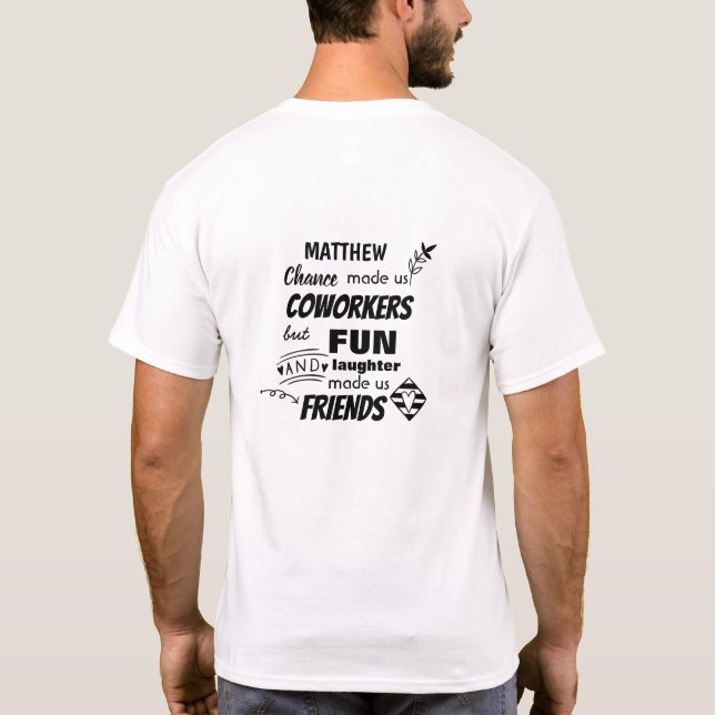 Camiseta Despedida Coworker Jefe - somos Personalizados ami (Reverso)