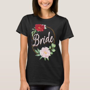 Camiseta Despedida de soltera Boda Ducha nupcial Floral Nov