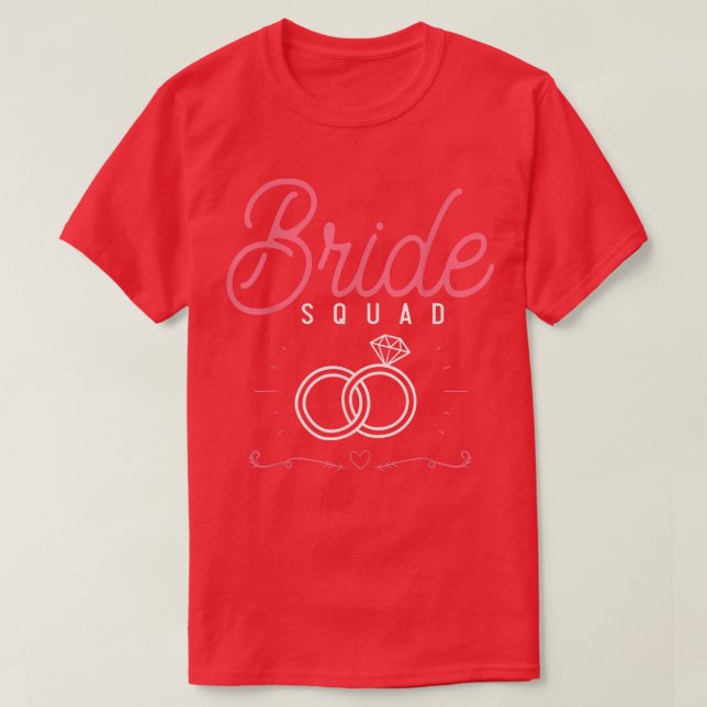 Camiseta Despedida de soltera Boda Novia Cuadrilla Matrimon (Diseño del anverso)