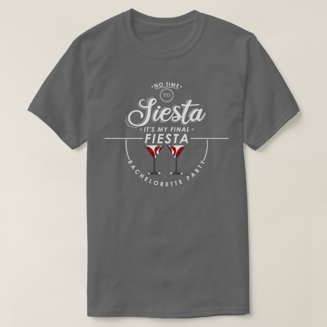 Camiseta Despedida de soltera con vaso de ponche (Diseño del anverso)