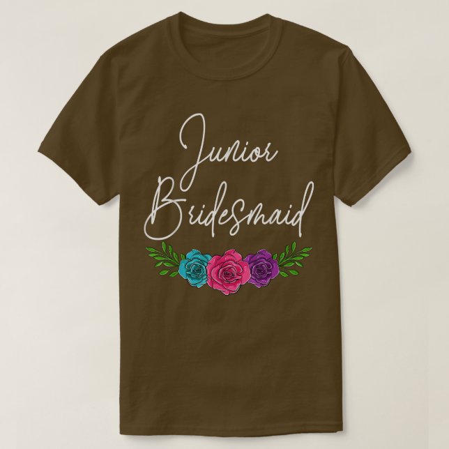 Camiseta Despedida de soltera, Dama de honor junior Equipo  (Diseño del anverso)