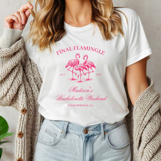 Camiseta Despedida de soltera de Flamingle Flamenco Final (Subido por el creador)