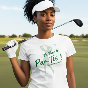 Camiseta Despedida de soltera de golf Es hora de Par-Tee