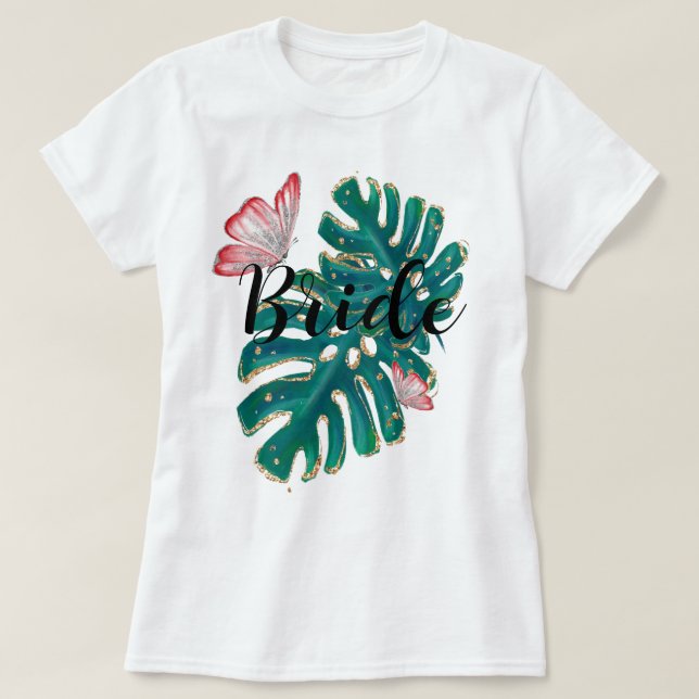 Camiseta Despedida de Soltera de la Novia (Diseño del anverso)