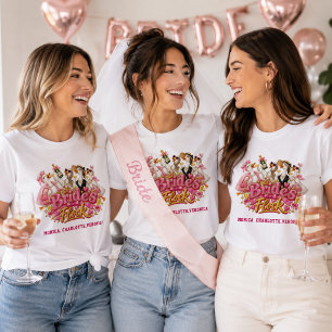 Camiseta Despedida de soltera de la novia divertida con su