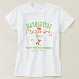 Camiseta Despedida de soltera en Tulum: Margaritas y Matrim