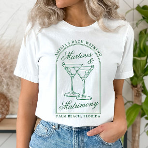 Camiseta Despedida de soltera Martinis & Matrimonio