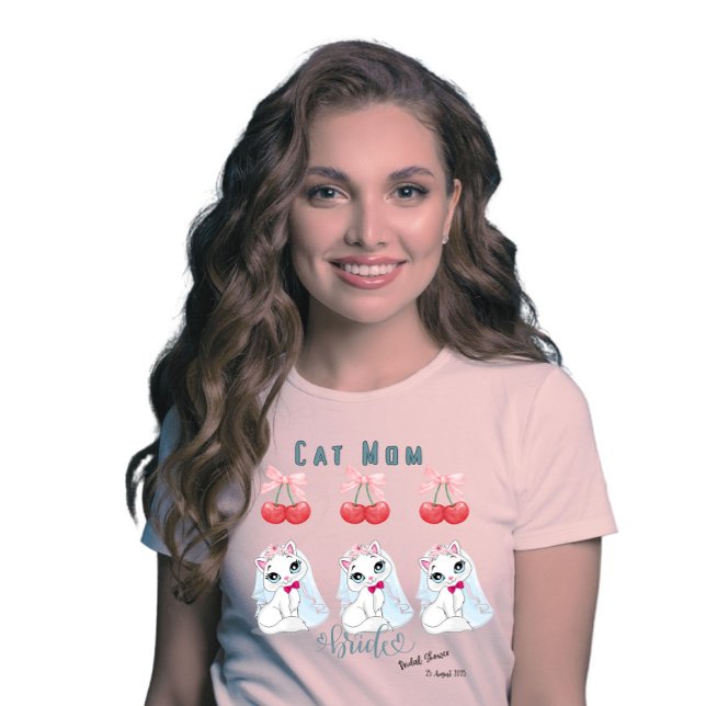Camiseta Despedida de soltera para la mamá gata novia (Subido por el creador)