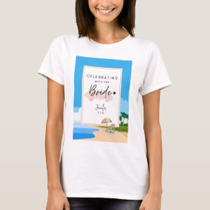Camiseta Despedida de soltera personalizada en la playa 