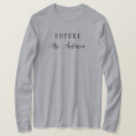 Camiseta Despedida de Soltera Personalizada Future Mrs I Sa<br><div class="desc">Camiseta de Despedida de Soltera Personalizada Future Mrs I Said Yes</div>