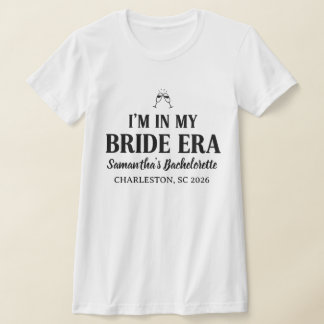 Camiseta Despedida de Soltera Personalizada Minimalista Chi