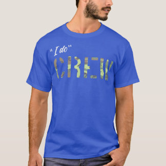Camiseta Despedida de soltero Camuflaje Hago tripulación co