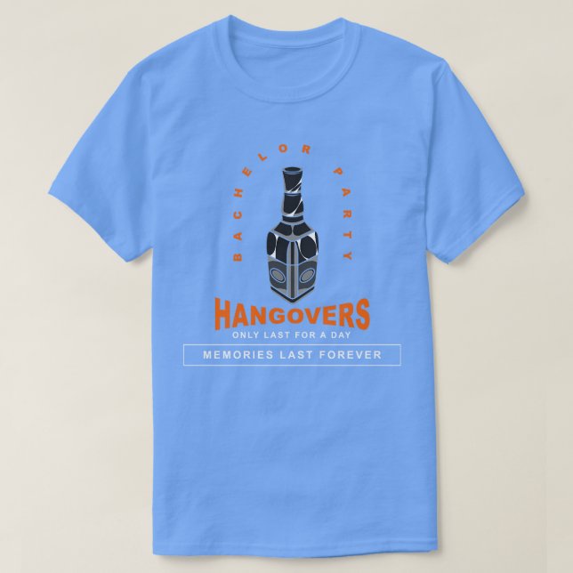 Camiseta Despedida de soltero con estilo (Diseño del anverso)