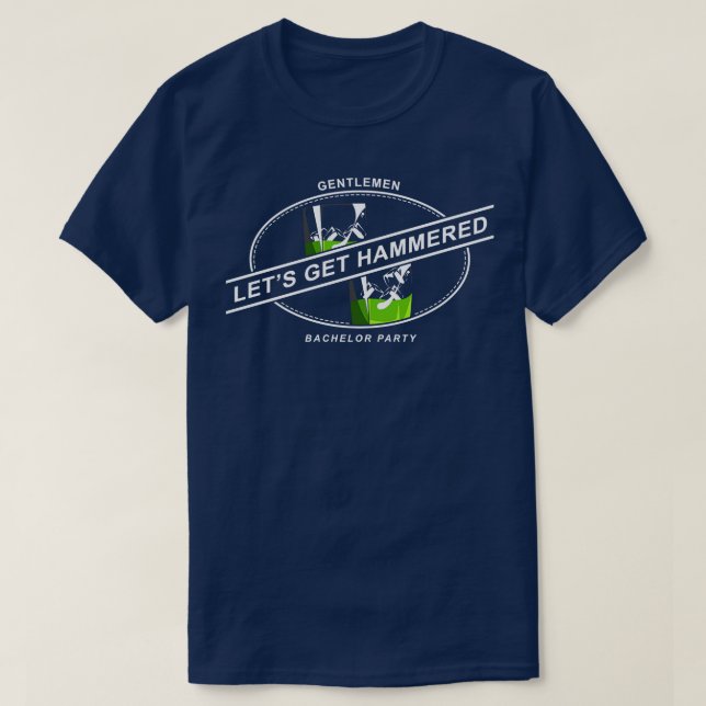 Camiseta Despedida de soltero con estilo 2 (Diseño del anverso)