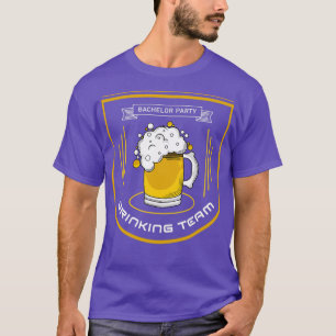 Camiseta Despedida de soltero con vaso de cerveza