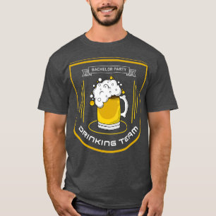 Camiseta Despedida de soltero con vaso de cerveza