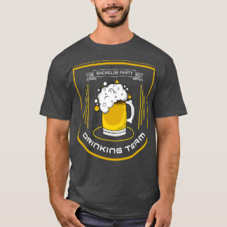 Camiseta Despedida de soltero con vaso de cerveza