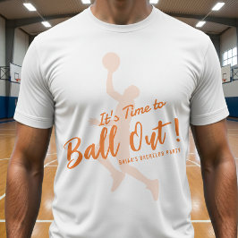 Camiseta Despedida de Soltero de Baloncesto Es Hora de Darl