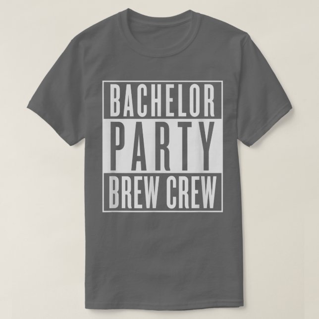 Camiseta Despedida de soltero de Brew Crew  (Diseño del anverso)