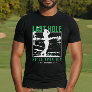 Camiseta Despedida de Soltero de Golf Divertida Última Juga