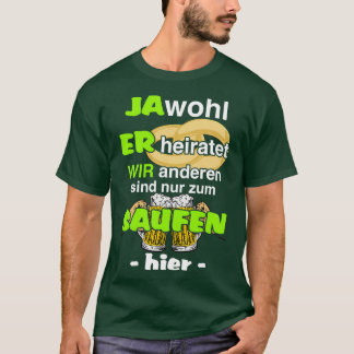 Camiseta Despedida de soltero de JGA ÉL se casa