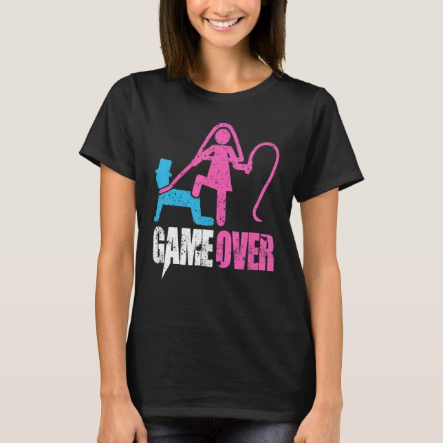 Camiseta Despedida de Soltero de Novia y Novio en Boda Game (Anverso)