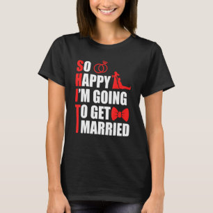 Camiseta Despedida de soltero del marido de la boda novio
