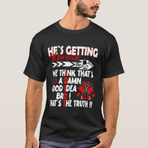 Camiseta Despedida de Soltero del Novio Crew La Despedida d