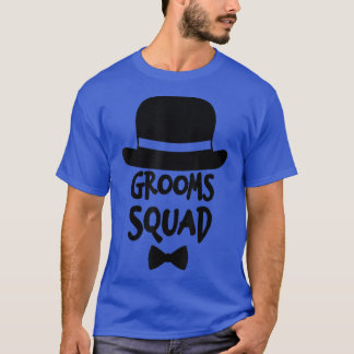 Camiseta Despedida de soltero del novio Squad Bodas Groomsm