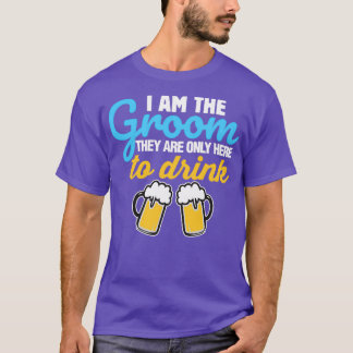 Camiseta Despedida de soltero divertida soy el novio ellos