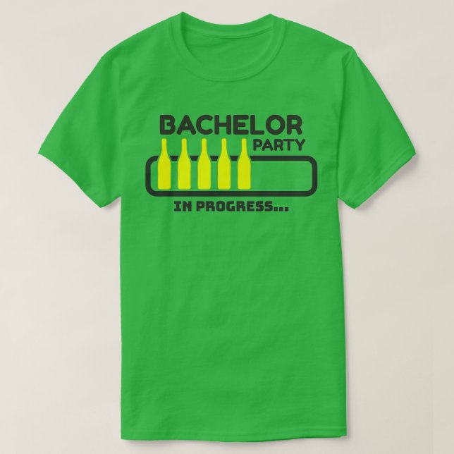Camiseta Despedida de Soltero en Curso 5 (Diseño del anverso)