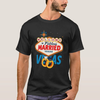 Camiseta Despedida de soltero en Vegas Casados en Vegas Nov
