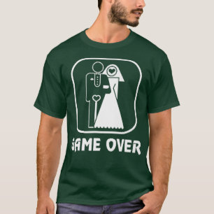 Camiseta Despedida de soltero Game Over Novia divertida Nov