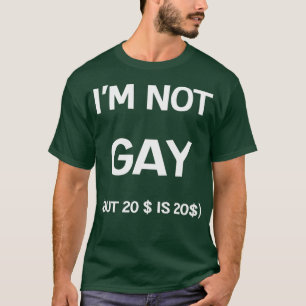 Camiseta despedida de soltero gay regalo de dinero divertid
