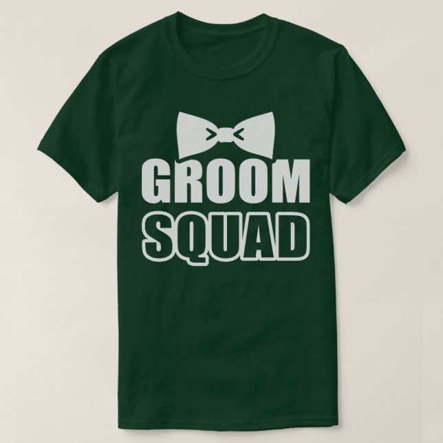Camiseta Despedida de soltero Groom Squad 2 (Diseño del anverso)