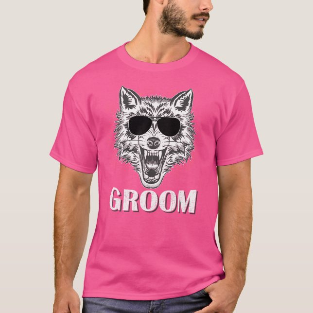 Camiseta Despedida de Soltero Lobo Novio (Anverso)